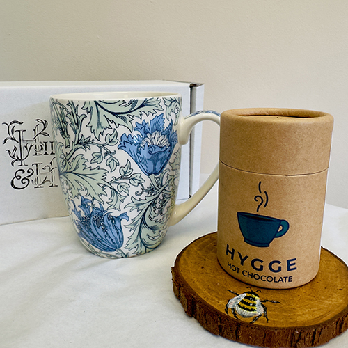 Willam Morris Mug and Hygge Hot Chocolate Gift Box