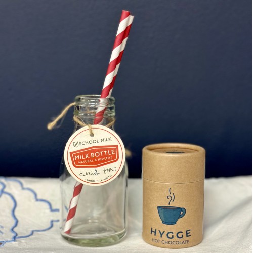 Nostalgia Milk Bottle and Hygge Hot Chocolate