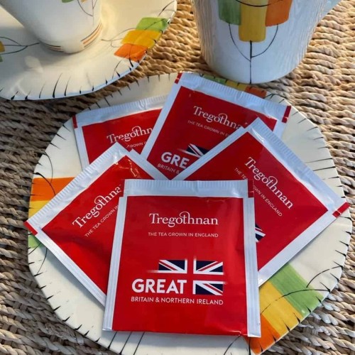 Great British Tregothnan Tea Gift Selection and Coaster